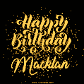 Happy Birthday Card for Macklan - Download GIF and Send for Free