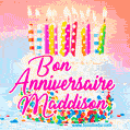 Joyeux anniversaire, Maddison! - GIF Animé