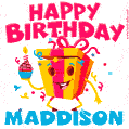 Funny Happy Birthday Maddison GIF