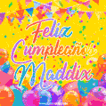 Feliz Cumpleaños Maddix (GIF)