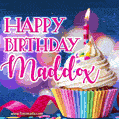 Happy Birthday Maddox - Lovely Animated GIF