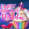 Happy Birthday Maddux - Lovely Animated GIF