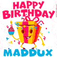 Funny Happy Birthday Maddux GIF