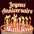 Joyeux anniversaire Madison GIF