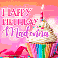 Happy Birthday Madonna - Lovely Animated GIF