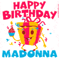 Funny Happy Birthday Madonna GIF