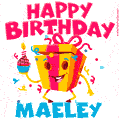 Funny Happy Birthday Maeley GIF