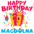 Funny Happy Birthday Magdolna GIF