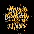 Happy Birthday Card for Mahdi - Download GIF and Send for Free
