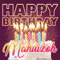 Mahuizoh - Animated Happy Birthday Cake GIF Image for WhatsApp