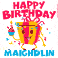 Funny Happy Birthday Maighdlin GIF