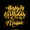 Happy Birthday Card for Maijor - Download GIF and Send for Free