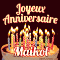 Joyeux anniversaire Maikol GIF