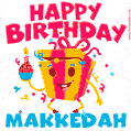 Funny Happy Birthday Makkedah GIF