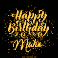 Happy Birthday Card for Mako - Download GIF and Send for Free