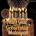 Alles Gute zum Geburtstag Malaiyah (GIF)