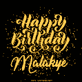 Happy Birthday Card for Malakye - Download GIF and Send for Free