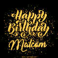 Happy Birthday Card for Malcom - Download GIF and Send for Free