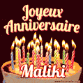 Joyeux anniversaire Maliki GIF