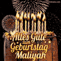 Alles Gute zum Geburtstag Maliyah (GIF)