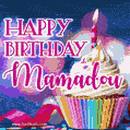Happy Birthday Mamadou - Lovely Animated GIF