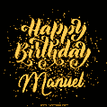 Happy Birthday Card for Manuel - Download GIF and Send for Free