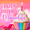 Happy Birthday Manuelita - Lovely Animated GIF