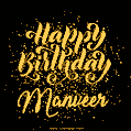 Happy Birthday Card for Manveer - Download GIF and Send for Free