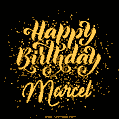 Happy Birthday Card for Marcel - Download GIF and Send for Free