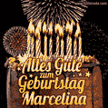 Alles Gute zum Geburtstag Marcelina (GIF)
