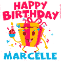 Funny Happy Birthday Marcelle GIF