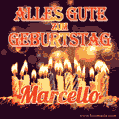 Alles Gute zum Geburtstag Marcello (GIF)
