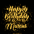 Happy Birthday Card for Marcus - Download GIF and Send for Free