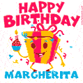 Funny Happy Birthday Margherita GIF