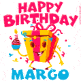 Funny Happy Birthday Margo GIF