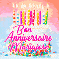 Joyeux anniversaire, Mariajose! - GIF Animé