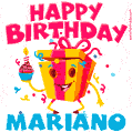Funny Happy Birthday Mariano GIF