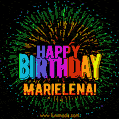 New Bursting with Colors Happy Birthday Marielena GIF and Video with Music