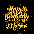 Happy Birthday Card for Marino - Download GIF and Send for Free