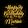 Happy Birthday Card for Marius - Download GIF and Send for Free