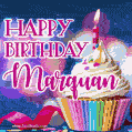 Happy Birthday Marquan - Lovely Animated GIF