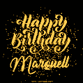 Happy Birthday Card for Marquell - Download GIF and Send for Free