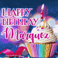 Happy Birthday Marquez - Lovely Animated GIF