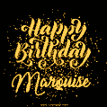 Happy Birthday Card for Marquise - Download GIF and Send for Free