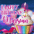 Happy Birthday Marsean - Lovely Animated GIF