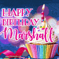 Happy Birthday Marshall - Lovely Animated GIF