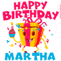 Funny Happy Birthday Martha GIF