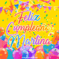 Feliz Cumpleaños Martina (GIF)