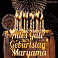Alles Gute zum Geburtstag Maryama (GIF)