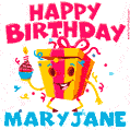 Funny Happy Birthday Maryjane GIF
